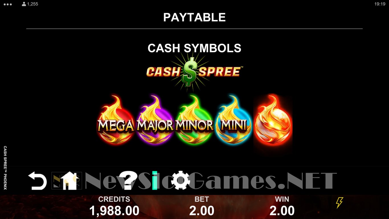 Cash Spree Phoenix Slot Slot Image in Demo - pic. 10