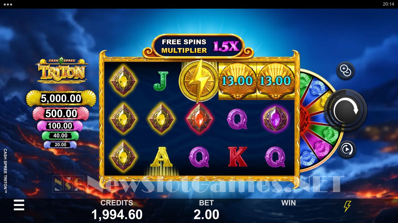 Cash Spree Triton Slot Slot Image in Demo - pic. 2