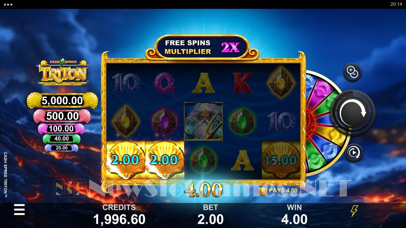Cash Spree Triton Slot Slot Image in Demo - pic. 3