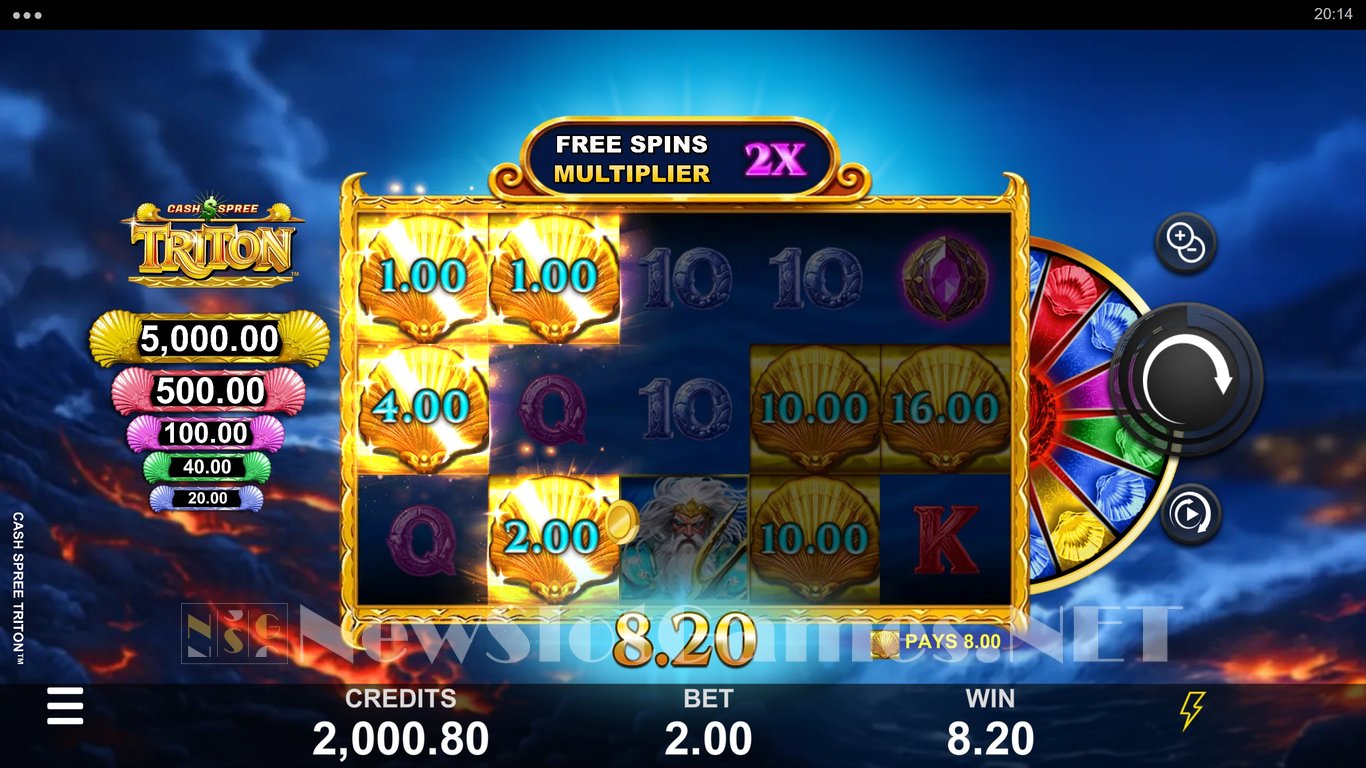 Cash Spree Triton Slot Slot Image in Demo - pic. 4