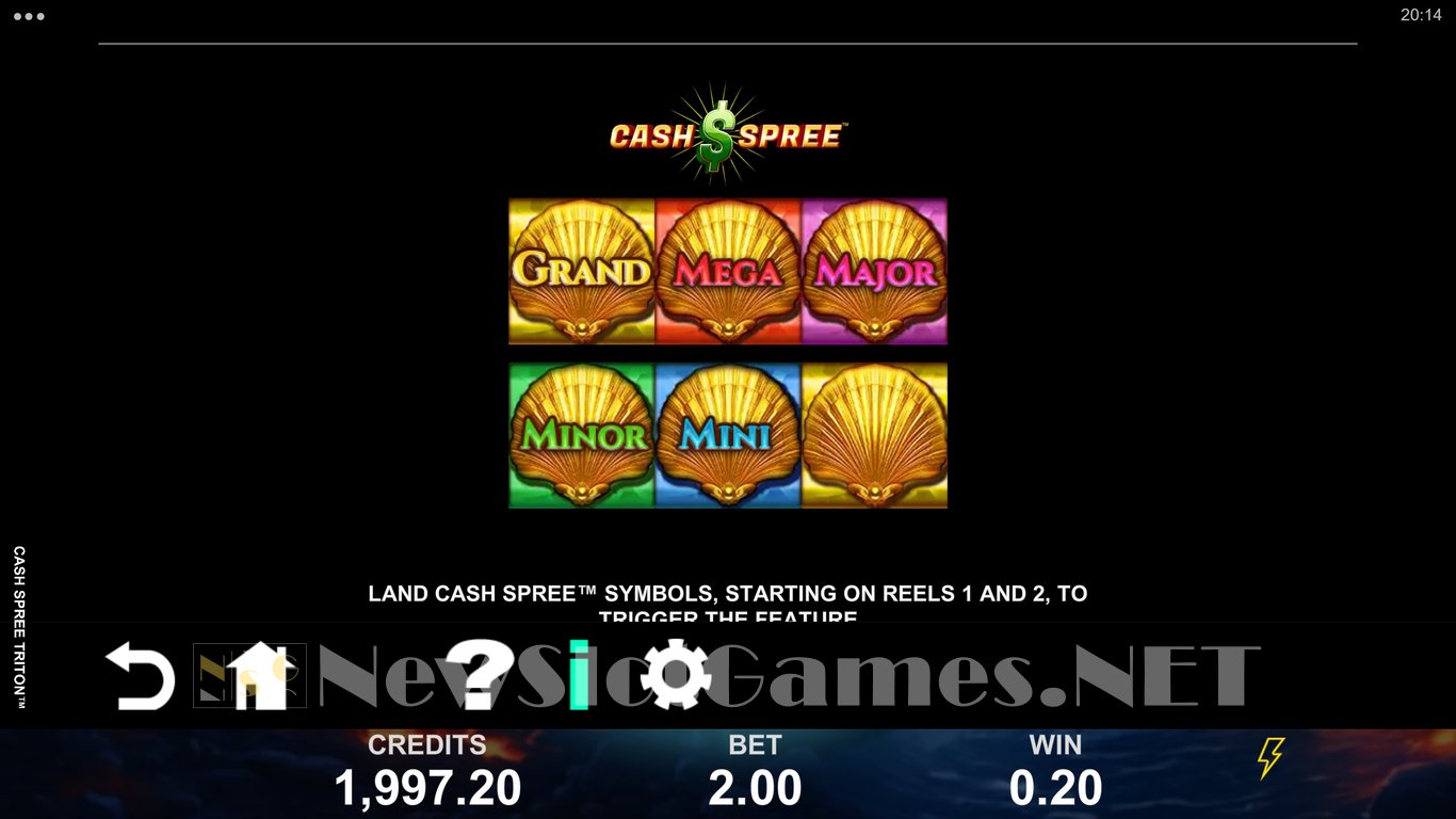 Cash Spree Triton Slot Slot Image in Demo - pic. 6