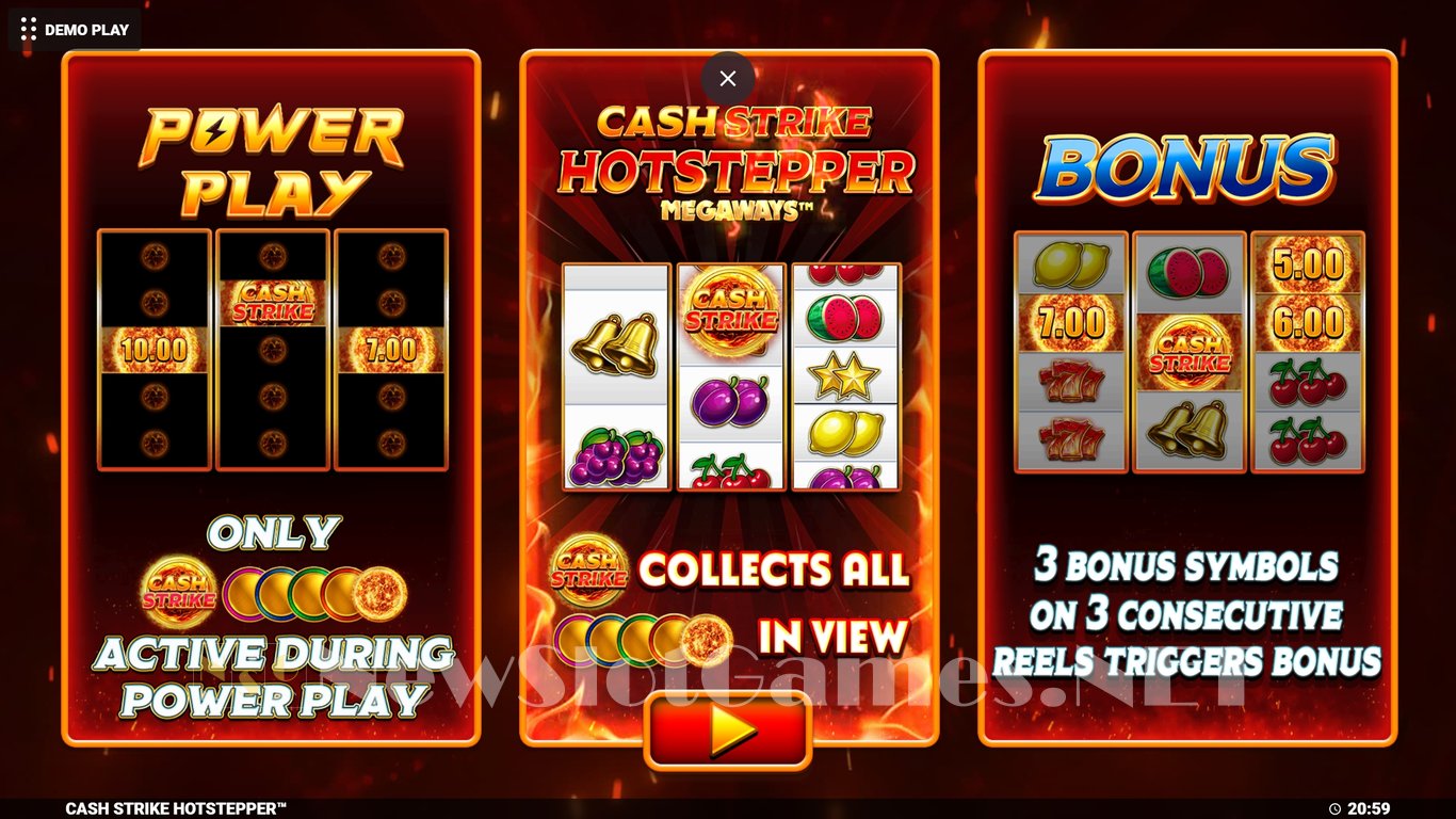 Cash Strike Hotstepper Megaways Slot Demo Image