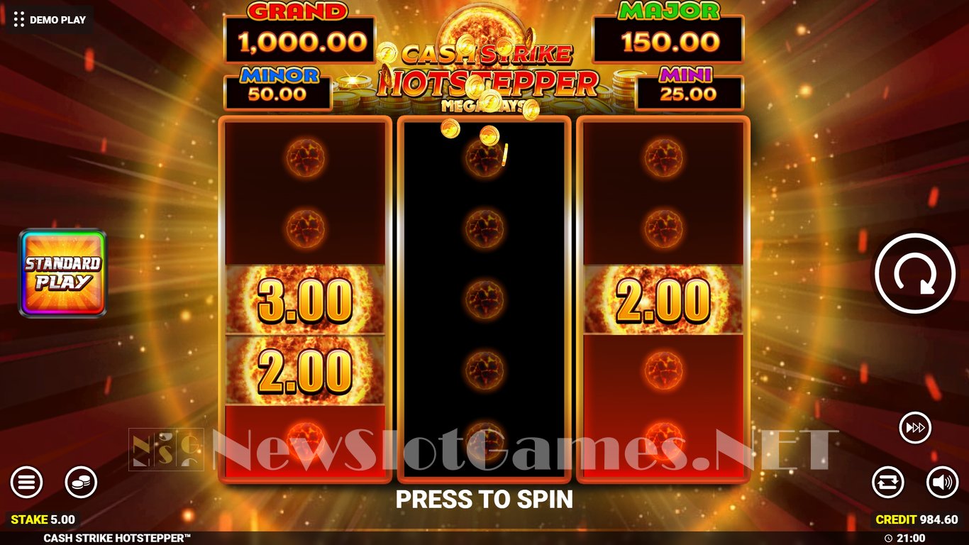 Cash Strike Hotstepper Megaways Slot Slot Image in Demo - pic. 11