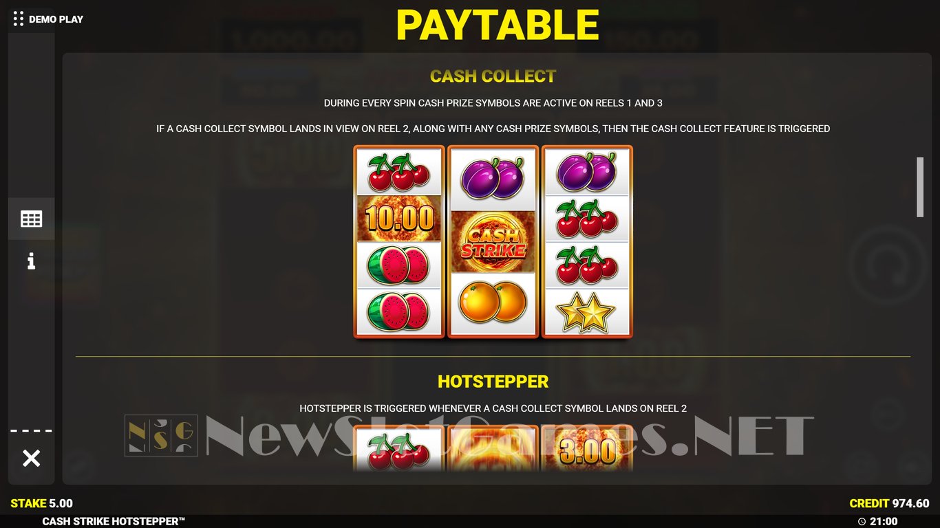 Cash Strike Hotstepper Megaways Slot Slot Image in Demo - pic. 13