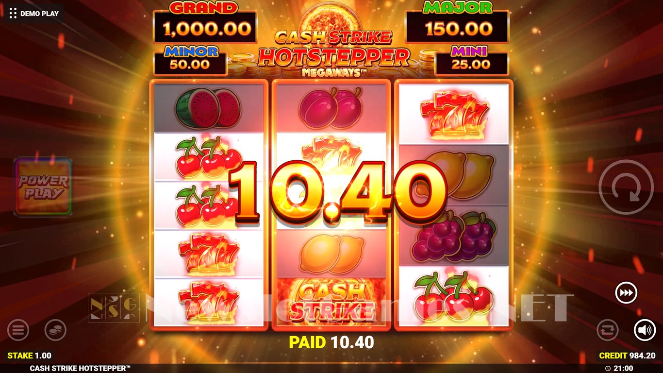 Cash Strike Hotstepper Megaways Slot Slot Image in Demo - pic. 8