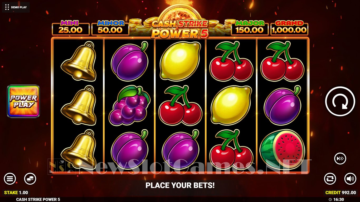 Cash Strike Power Force 5 Slot Demo Image