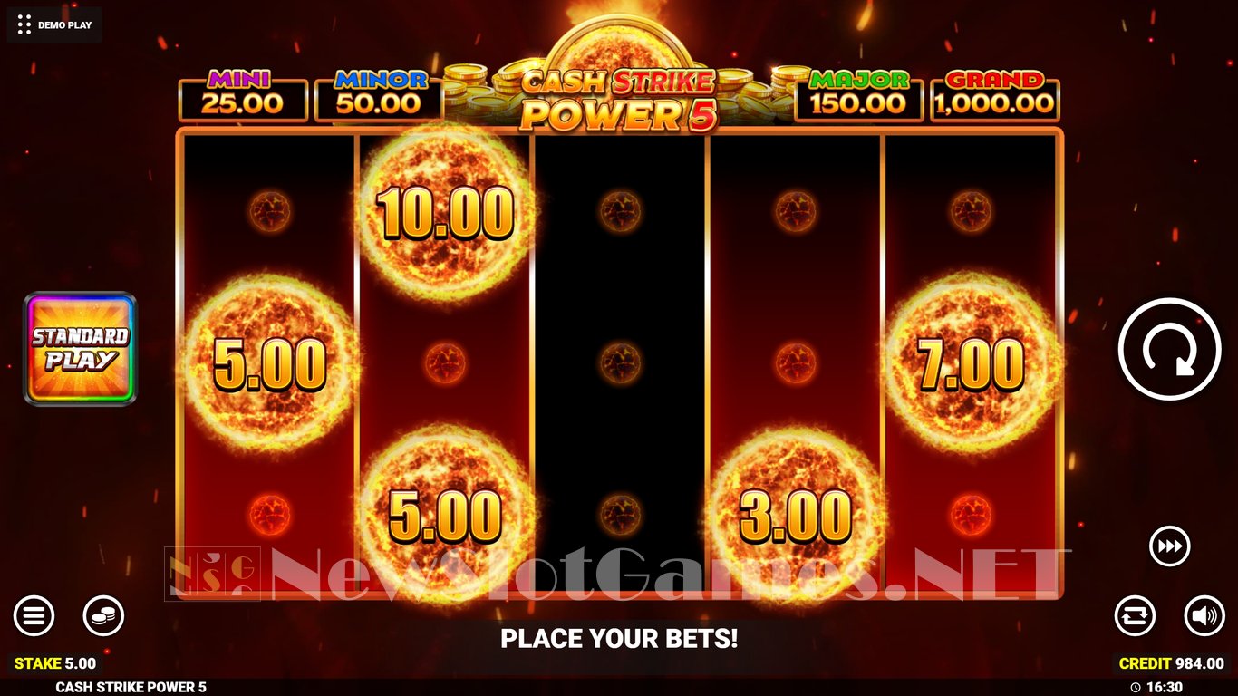 Cash Strike Power Force 5 Slot Slot Image in Demo - pic. 5