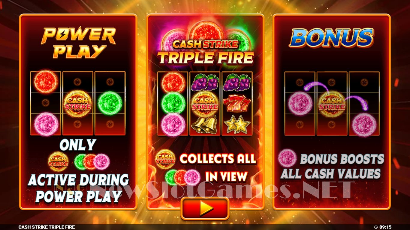 Cash Strike Triple Fire Slot Demo Image