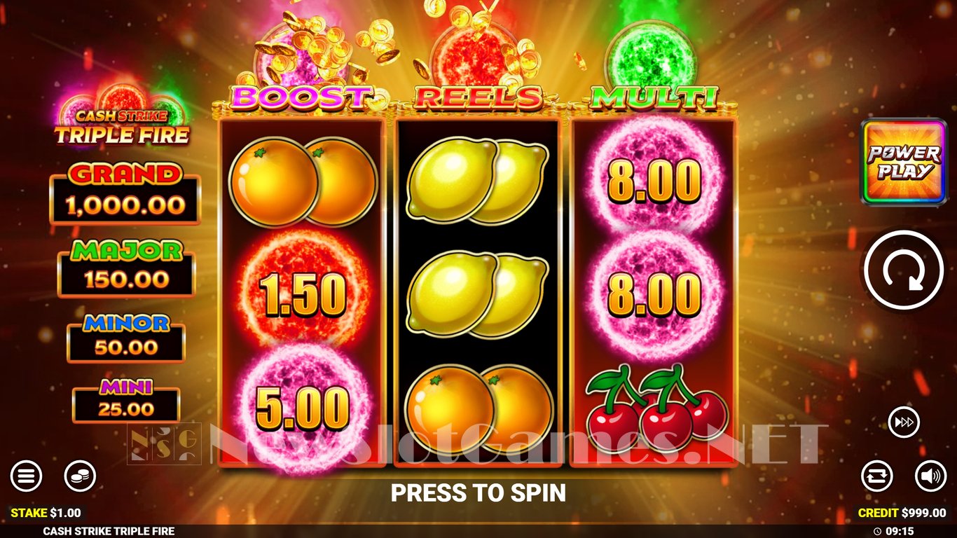 Cash Strike Triple Fire Slot Slot Image in Demo - pic. 2