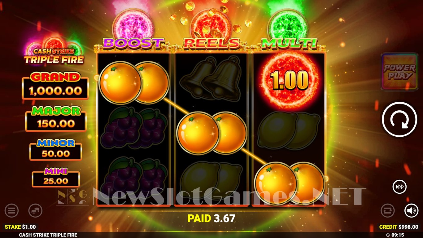 Cash Strike Triple Fire Slot Slot Image in Demo - pic. 3