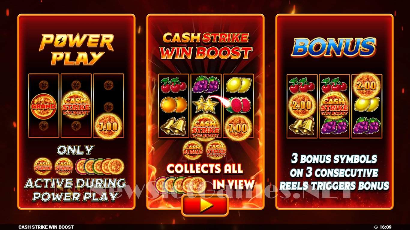 Cash Strike Win Boost Slot Demo Image