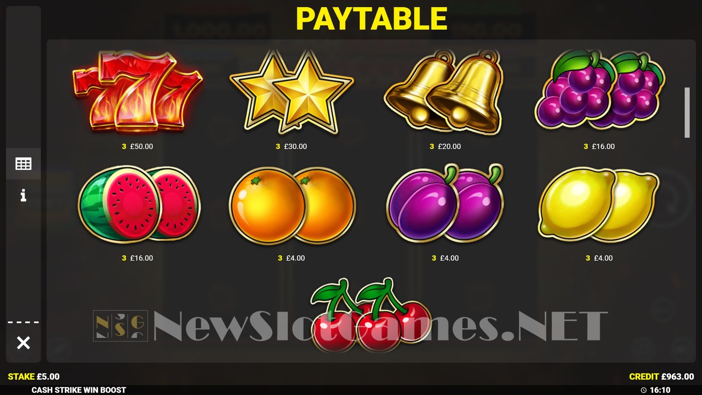 Cash Strike Win Boost Slot Slot Image in Demo - pic. 10