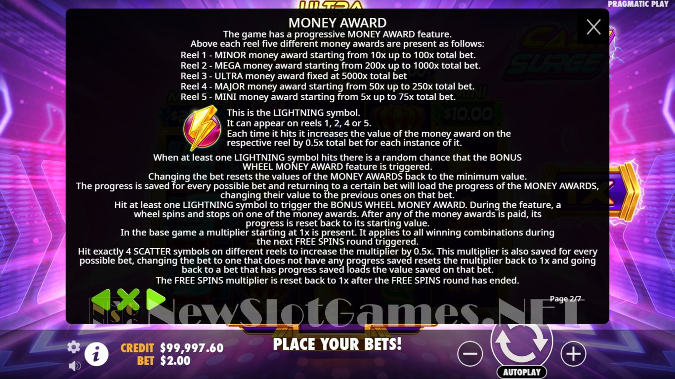 Cash Surge Slot Slot Image in Demo - pic. 10