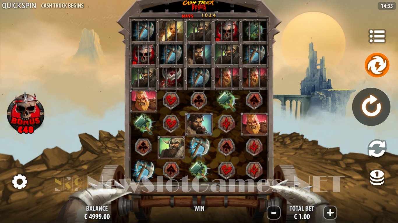Cash Truck Begins Slot Demo Image