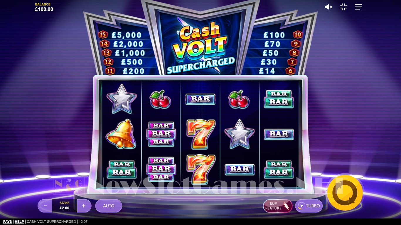 Cash Volt Supercharged Slot Demo Image