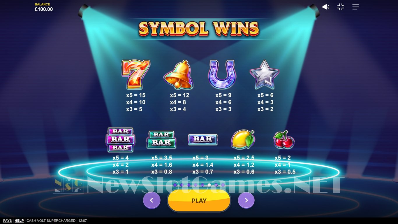 Cash Volt Supercharged Slot Slot Image in Demo - pic. 2