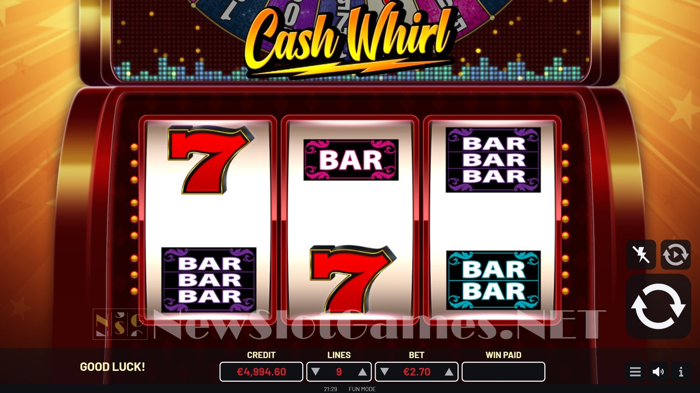 Cash Whirl Slot Demo Image