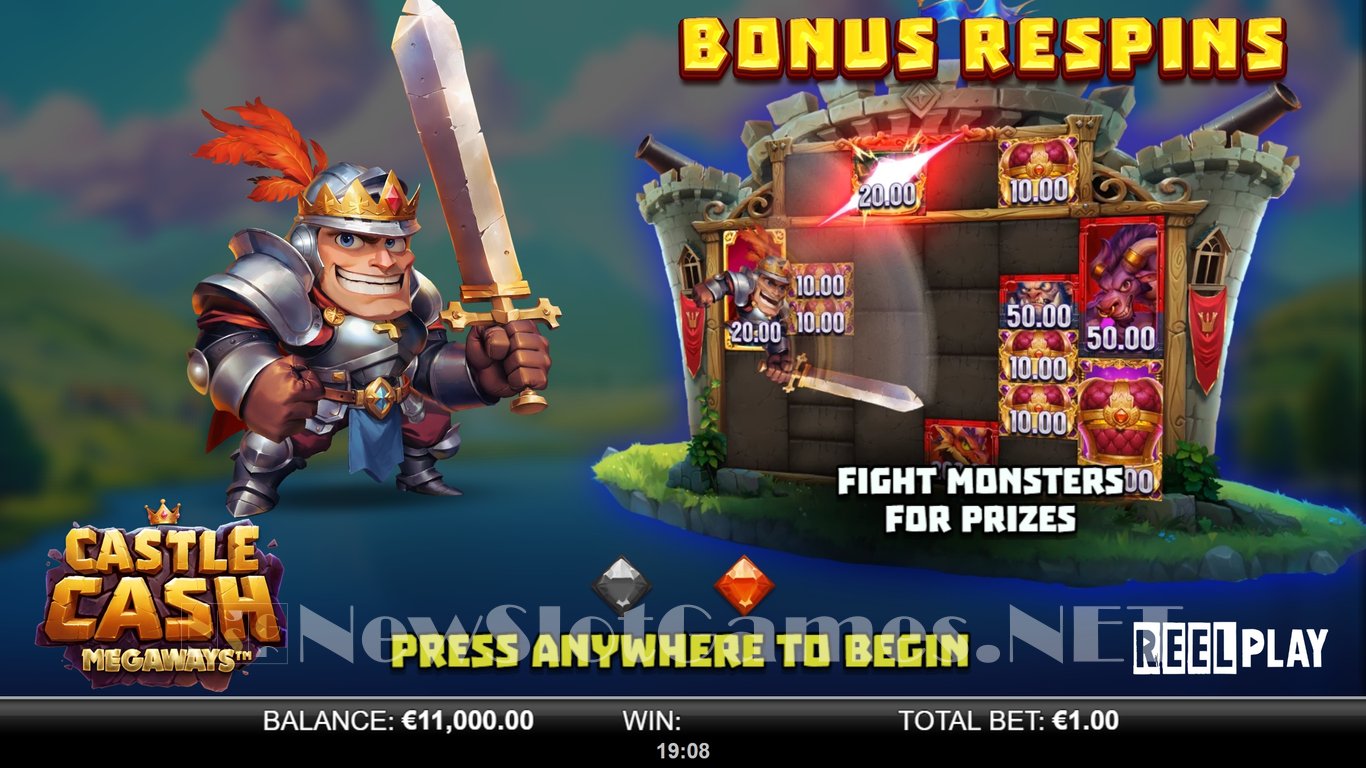 Castle Cash Megaways Slot Demo Image