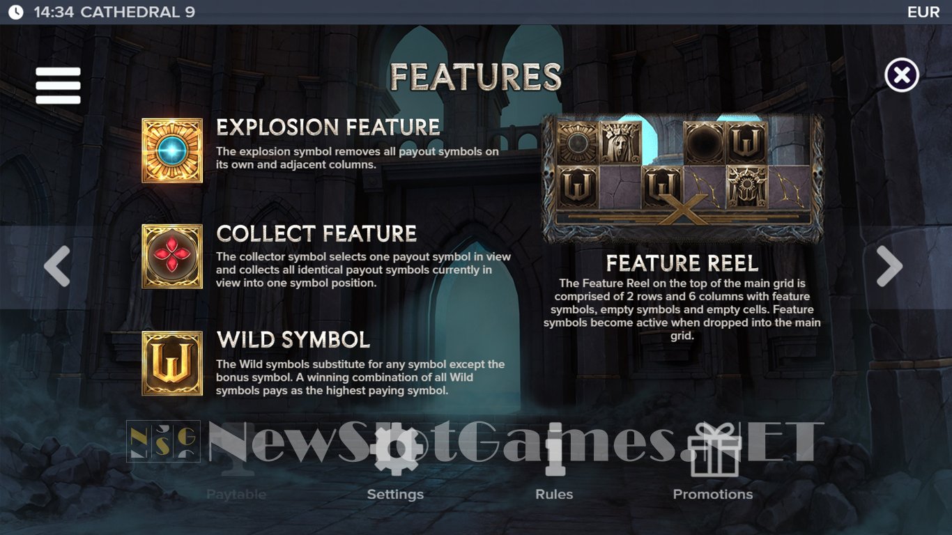 Cathedral 9 Slot Slot Image in Demo - pic. 5