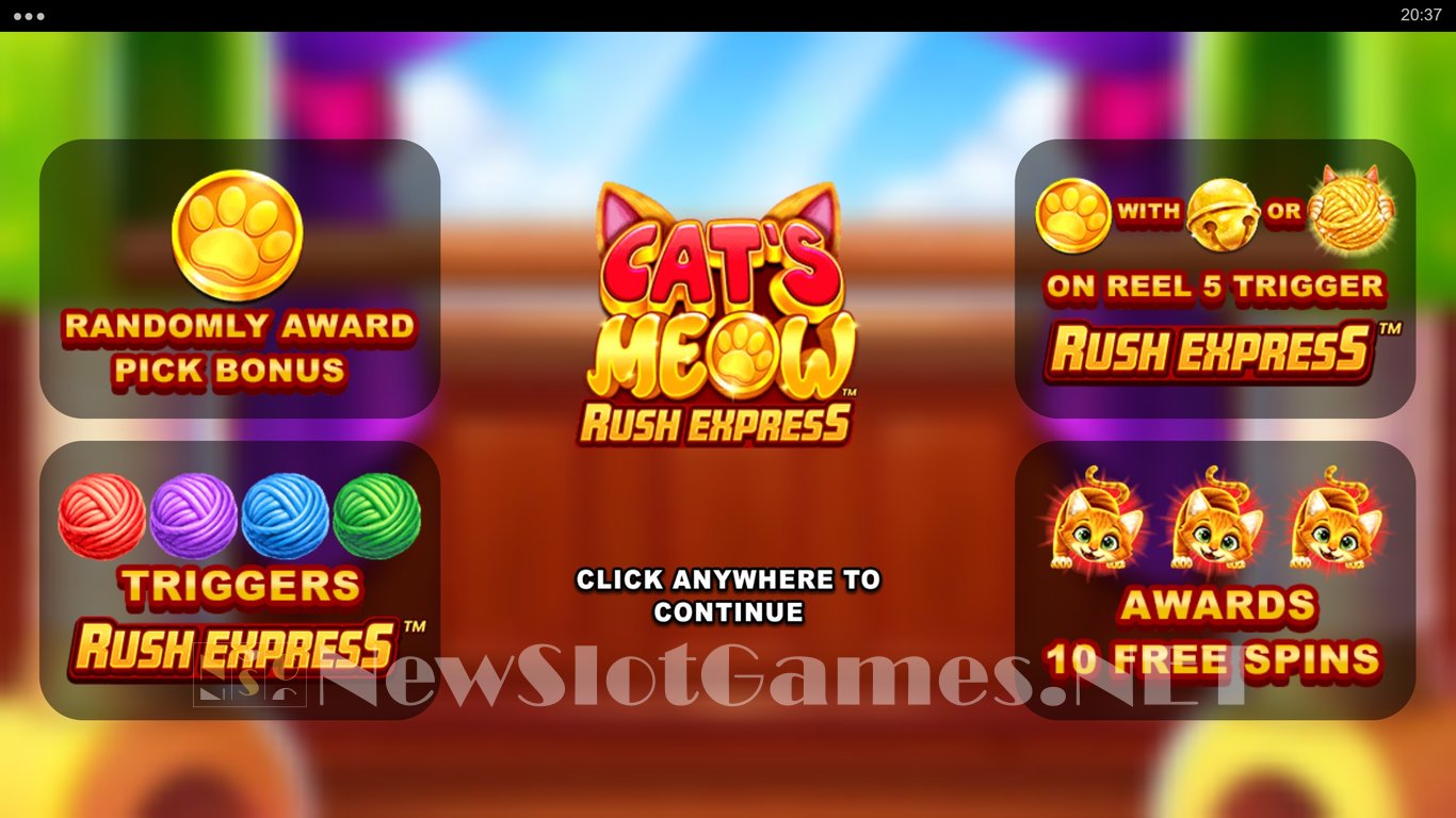 Cats Meow Rush Express Slot Demo Image