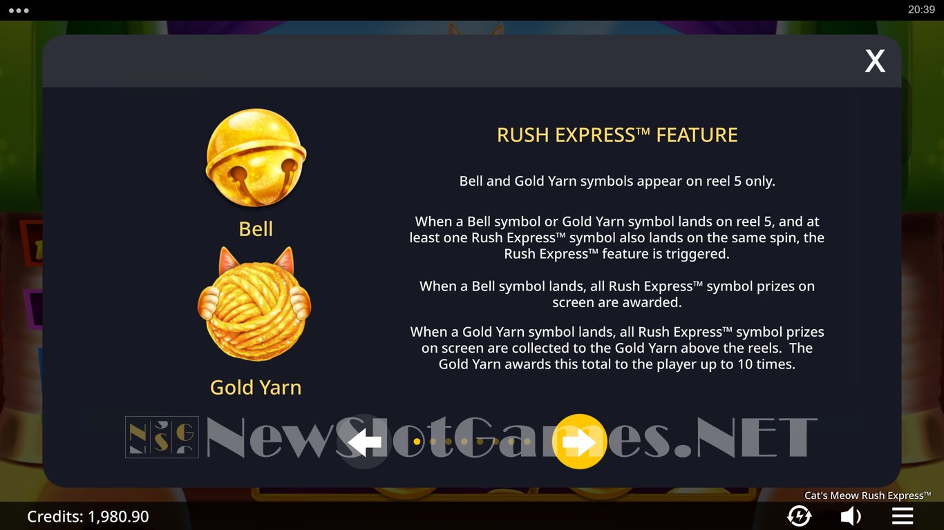 Cats Meow Rush Express Slot Slot Image in Demo - pic. 7