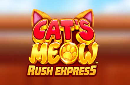 Cats Meow Rush Express Slot Logo