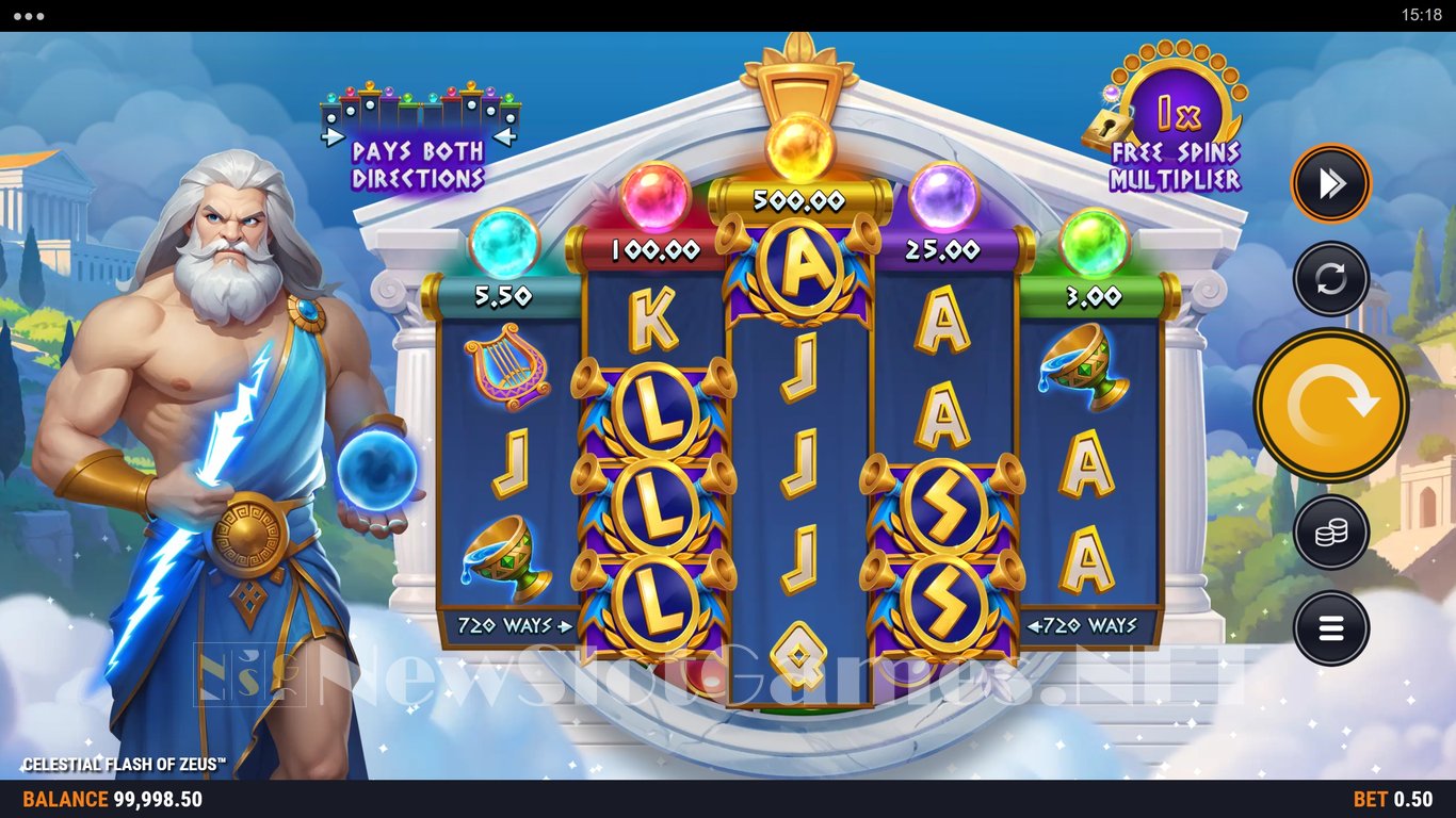 Celestial Flash of Zeus Slot Slot Image in Demo - pic. 2