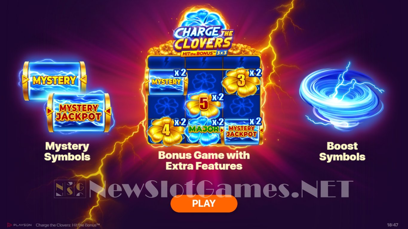 Charge the Clovers Slot Demo Image
