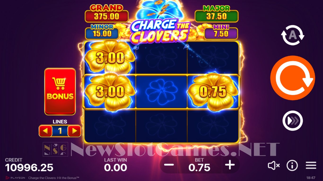 Charge the Clovers Slot Slot Image in Demo - pic. 3