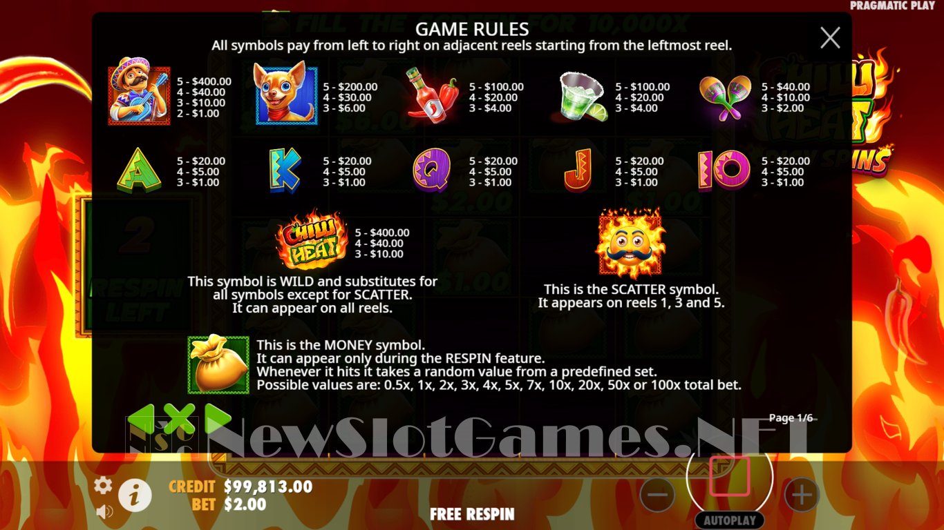 Chilli Heat Spicy Spins Slot Slot Image in Demo - pic. 14