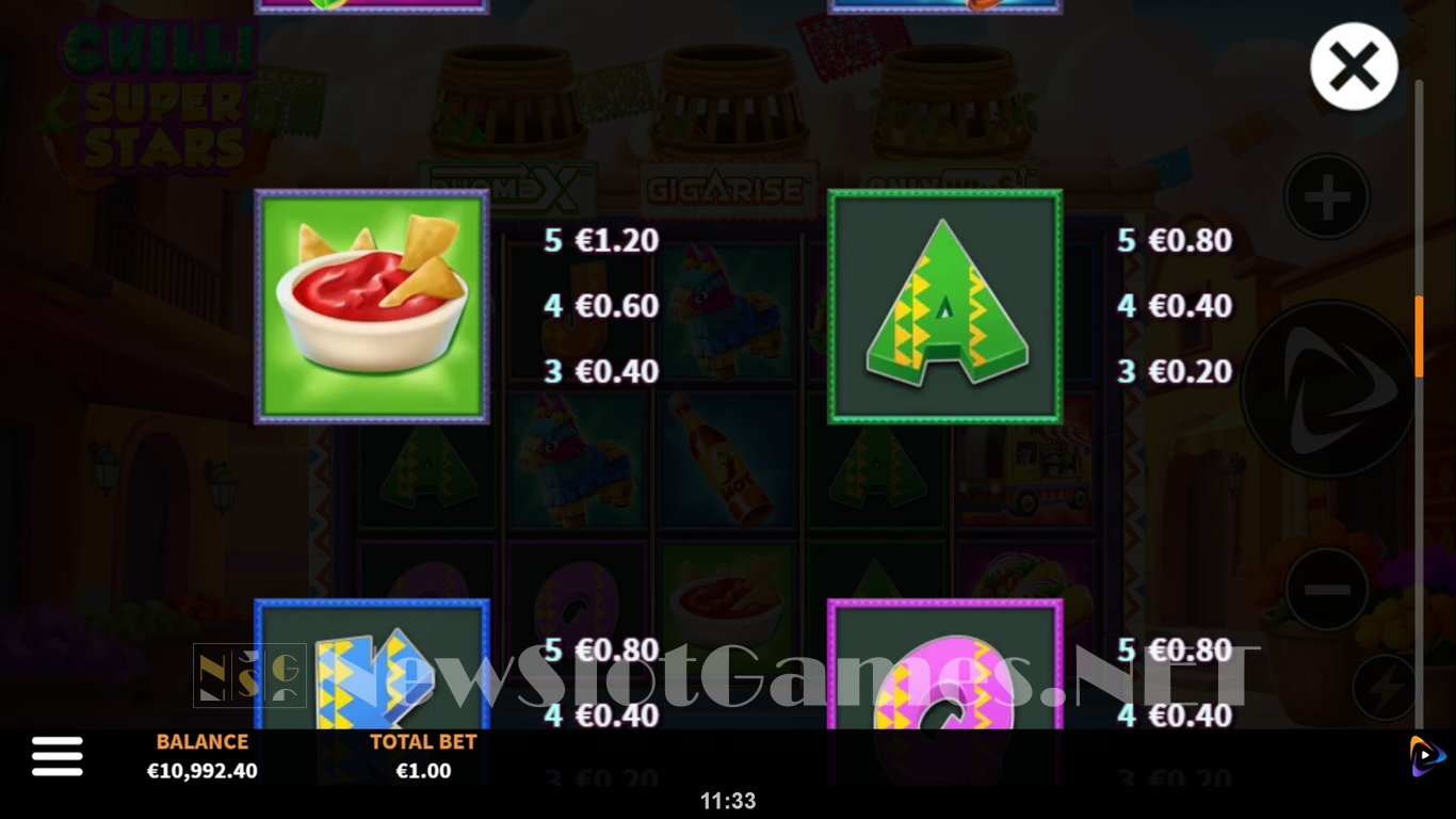 Chilli Super Stars Slot Slot Image in Demo - pic. 8