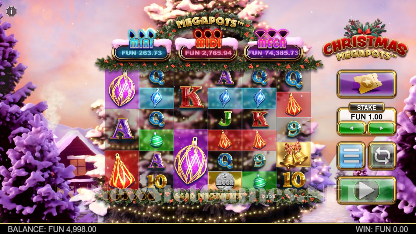 Christmas Megapots Slot Demo Image