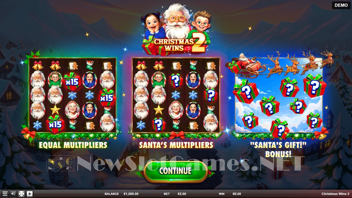 Christmas Wins 2 Slot Demo Image