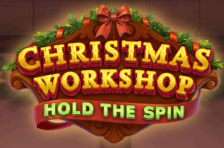 Christmas Workshop Hold the Spin Slot Logo