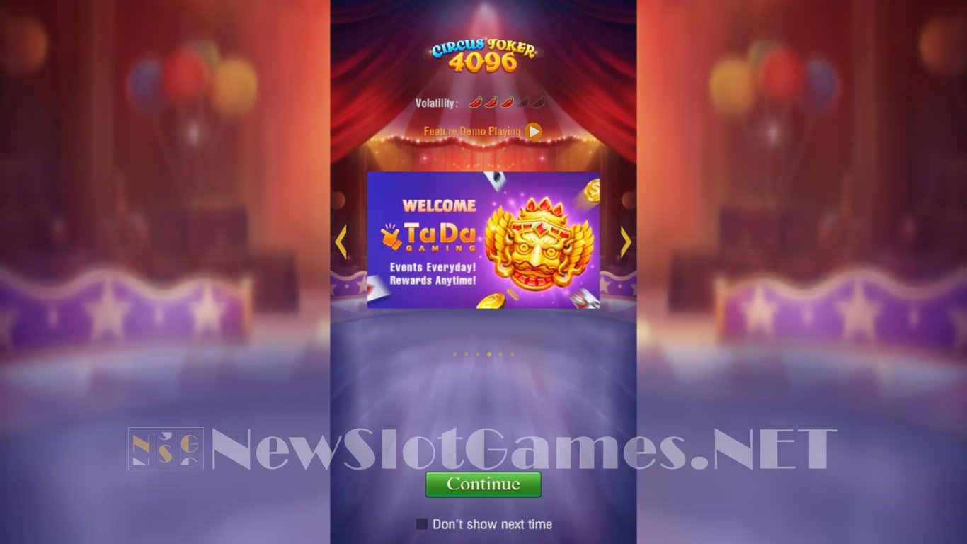Circus Joker 4096 Slot Demo Image