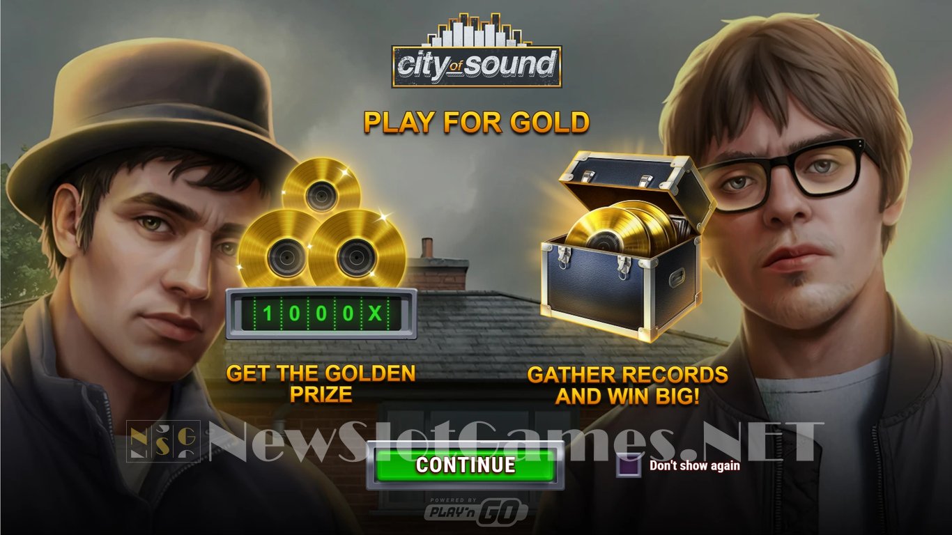 City of Sound Slot Demo Image