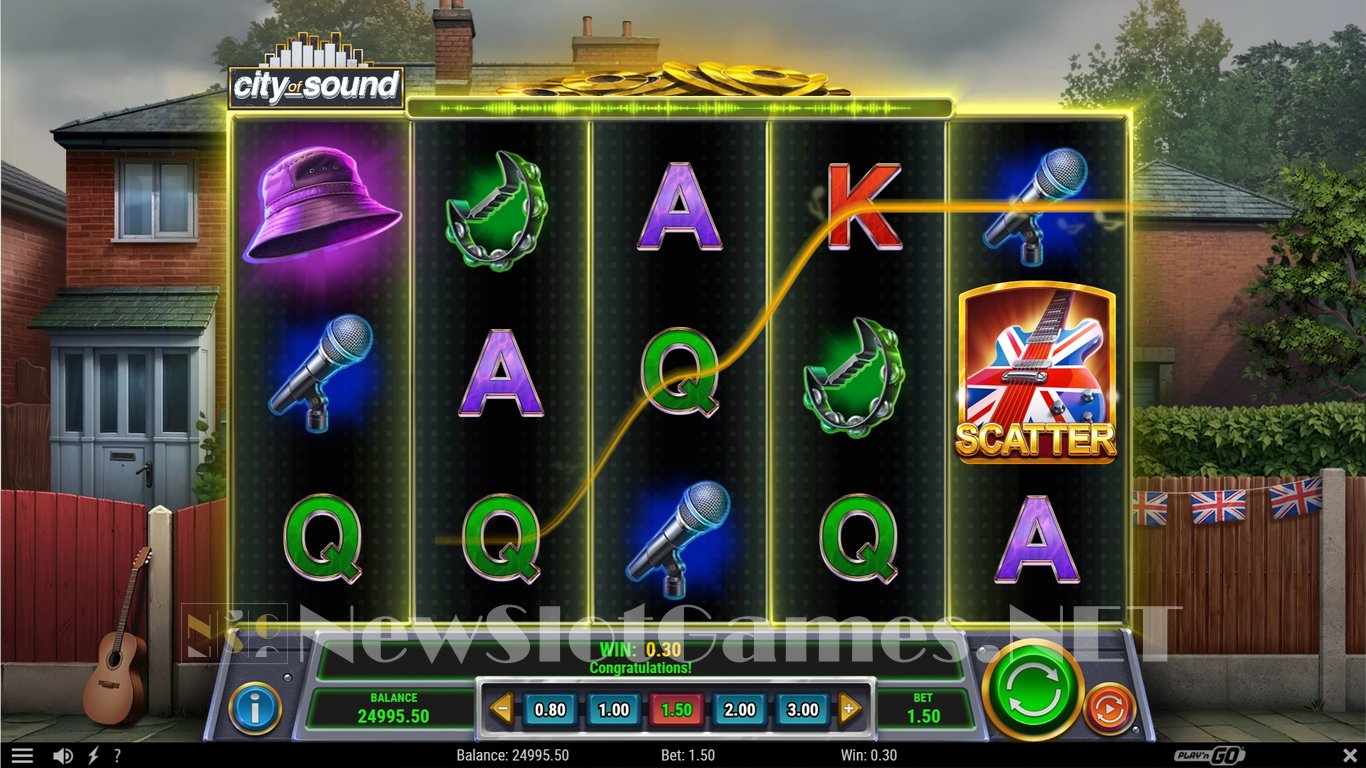 City of Sound Slot Slot Image in Demo - pic. 5
