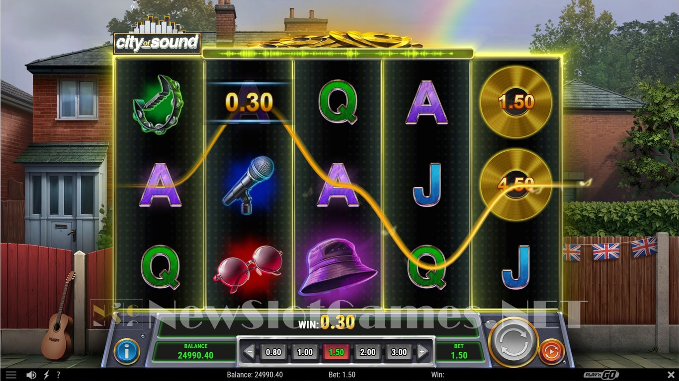 City of Sound Slot Slot Image in Demo - pic. 6