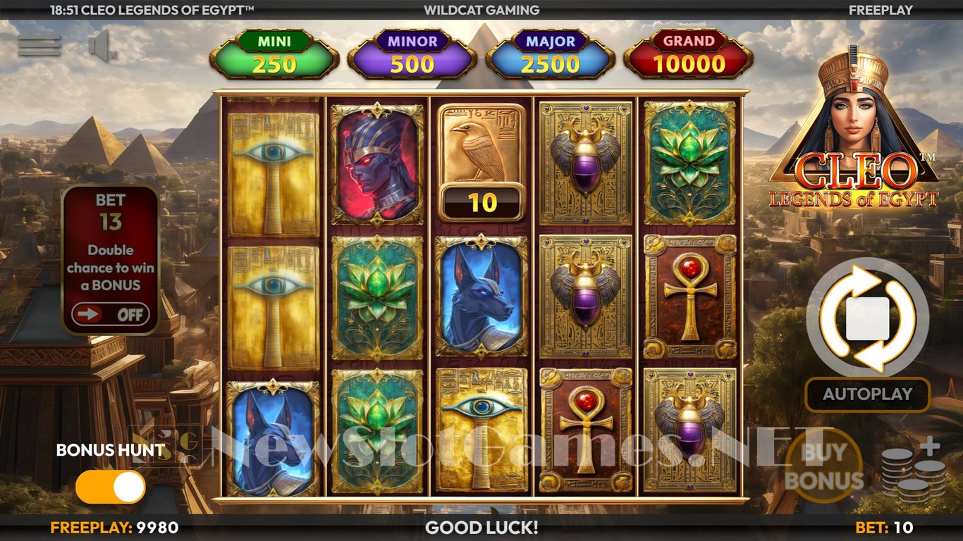 Cleo Legends of Egypt Slot Demo Image