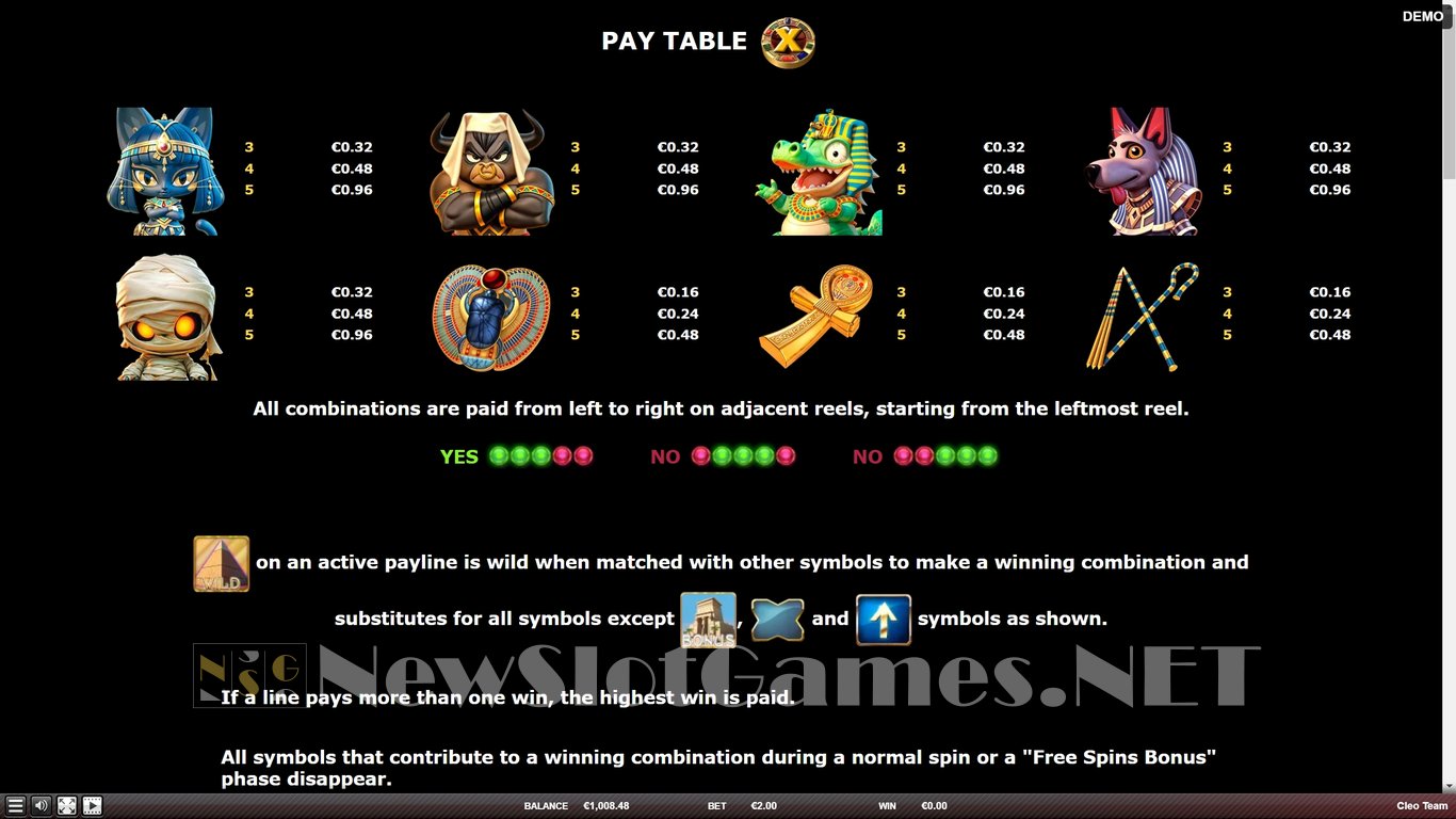 Cleo Team Slot Slot Image in Demo - pic. 7