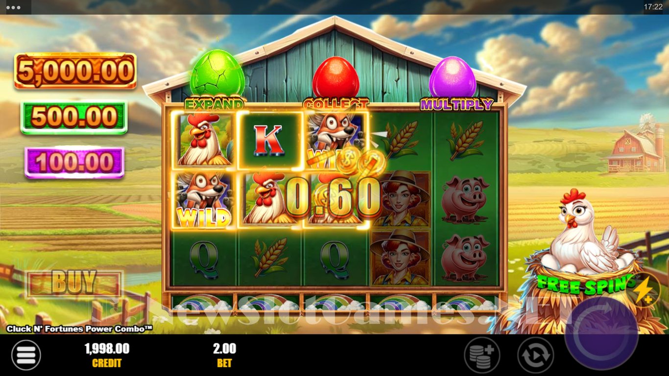 Cluck N Fortunes Power Combo Slot Slot Image in Demo - pic. 2