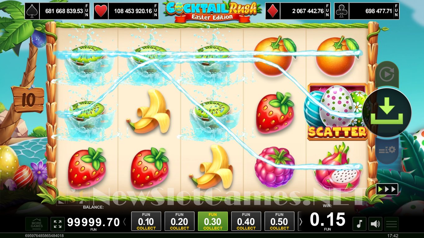 Cocktail Rush Easter Edition Slot Demo Image