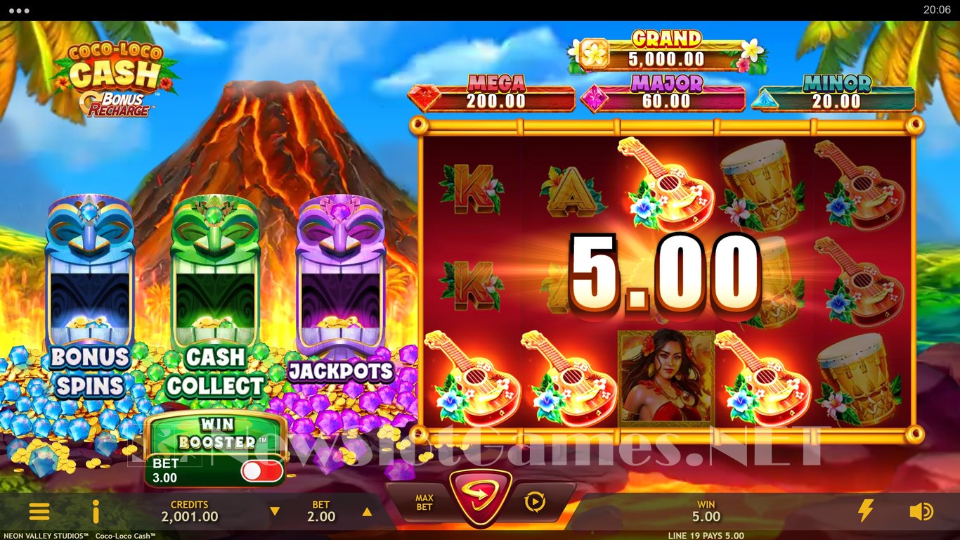 Coco-Loco Cash Slot Slot Image in Demo - pic. 2