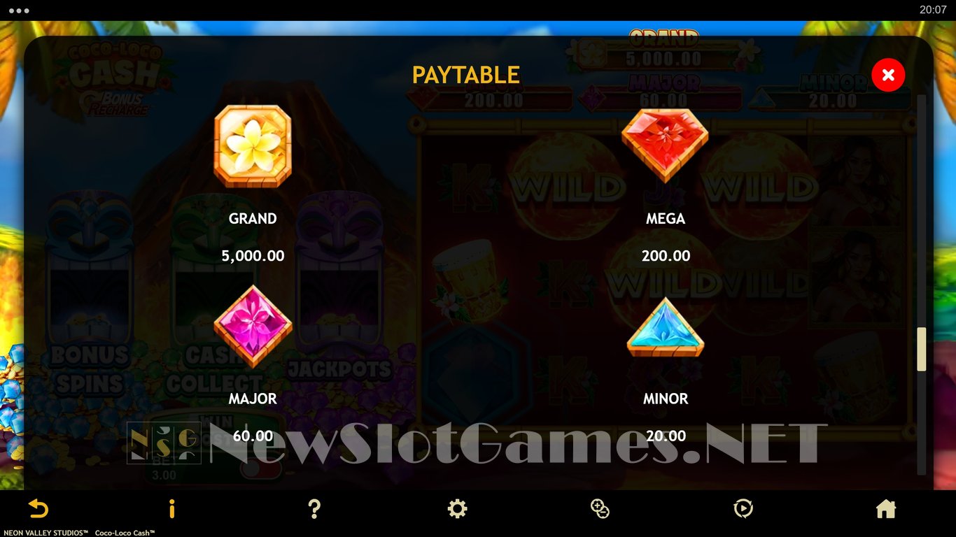 Coco-Loco Cash Slot Slot Image in Demo - pic. 8