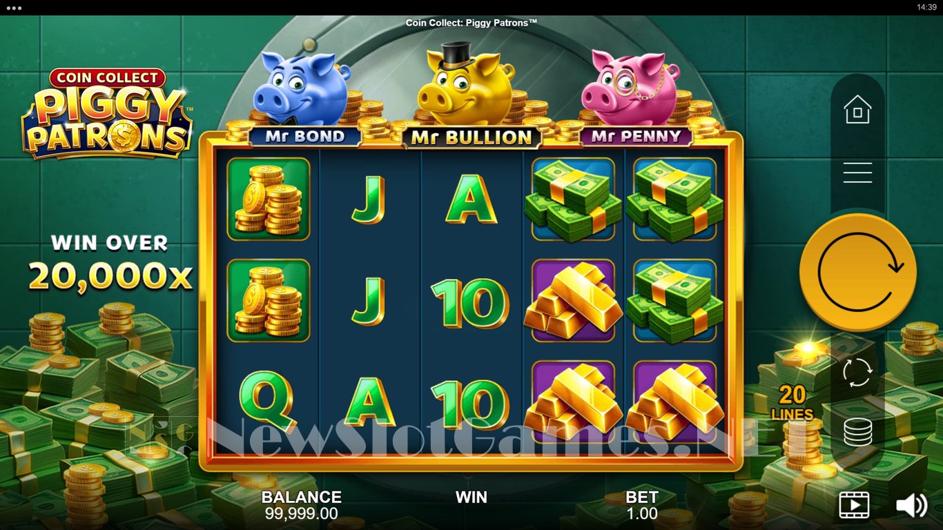 Coin Collect Piggy Patrons Slot Slot Image in Demo - pic. 2
