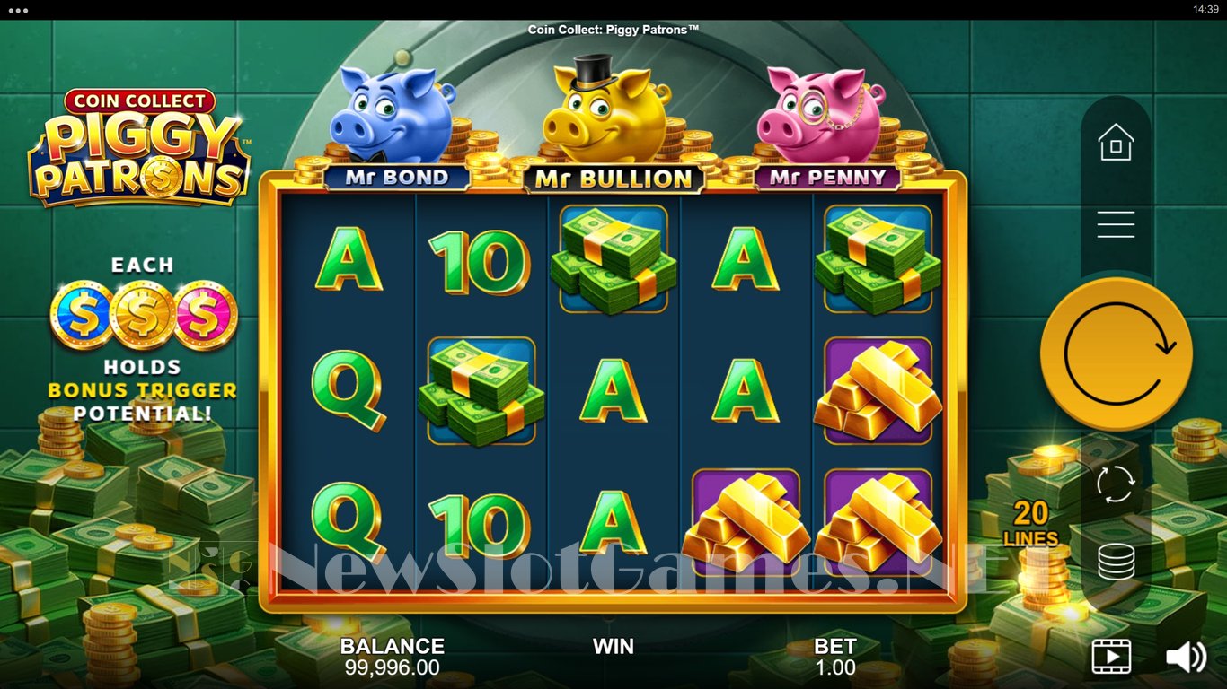 Coin Collect Piggy Patrons Slot Slot Image in Demo - pic. 5