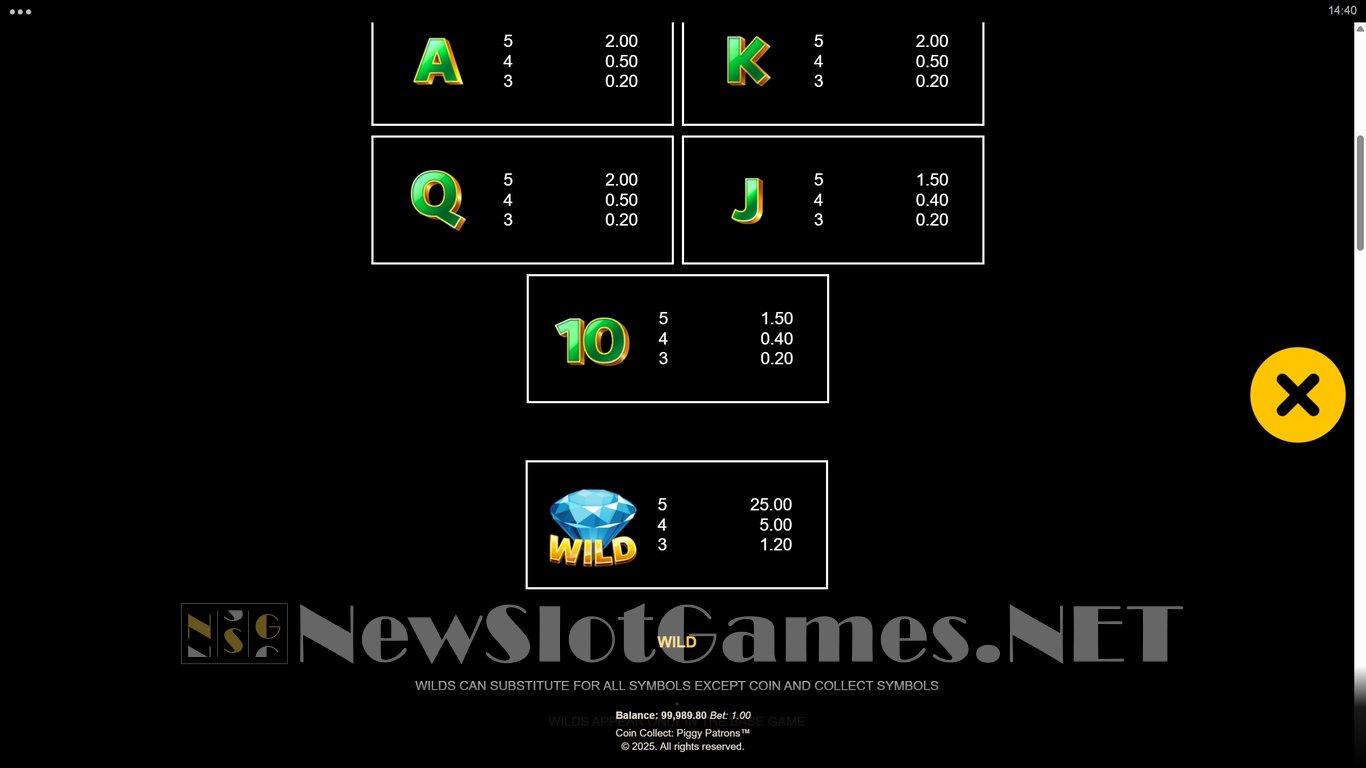 Coin Collect Piggy Patrons Slot Slot Image in Demo - pic. 7