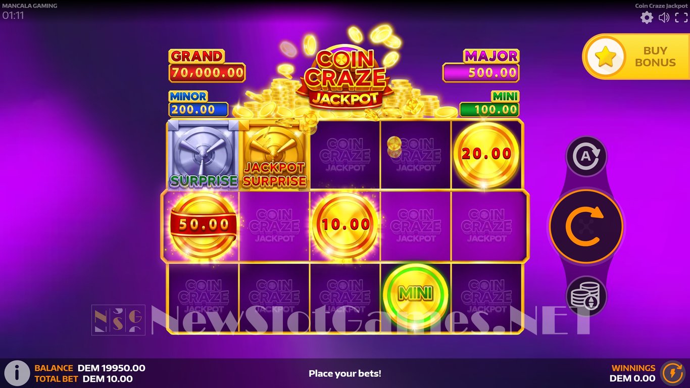 Coin Craze Jackpot Slot Slot Image in Demo - pic. 3