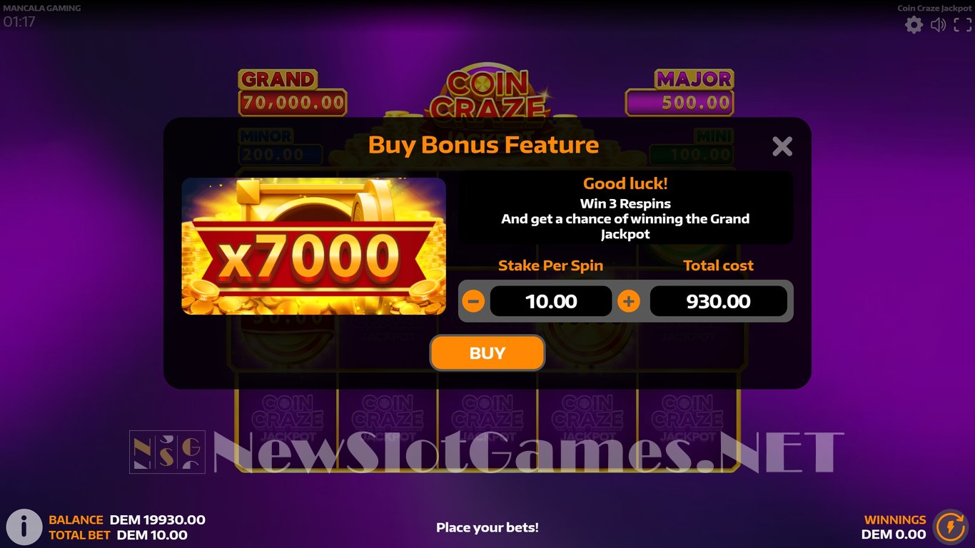 Coin Craze Jackpot Slot Slot Image in Demo - pic. 4