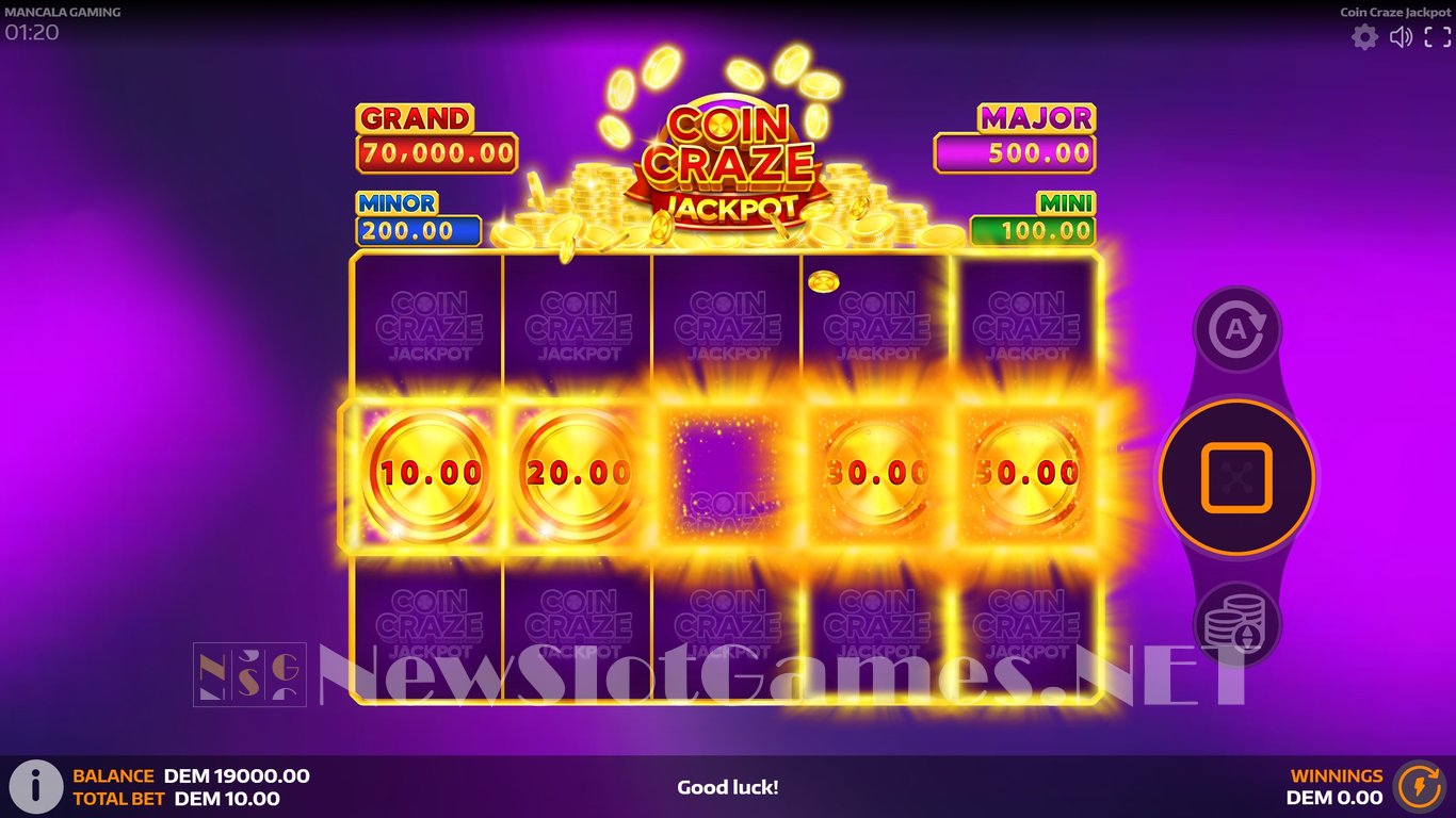 Coin Craze Jackpot Slot Slot Image in Demo - pic. 5